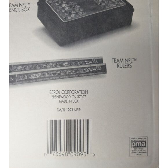 1993 Team NFL Pencil Set – NFC Teams + 2 Pro Line Cards (Sealed) - Picture 4 of 5